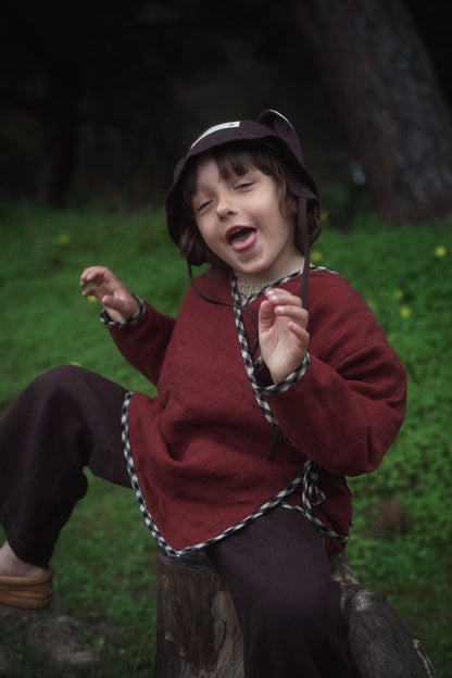 【オーダー会】'JERBOA' LINEN HAT [SHOMKA] 【2026年4月中旬以降順次発送】