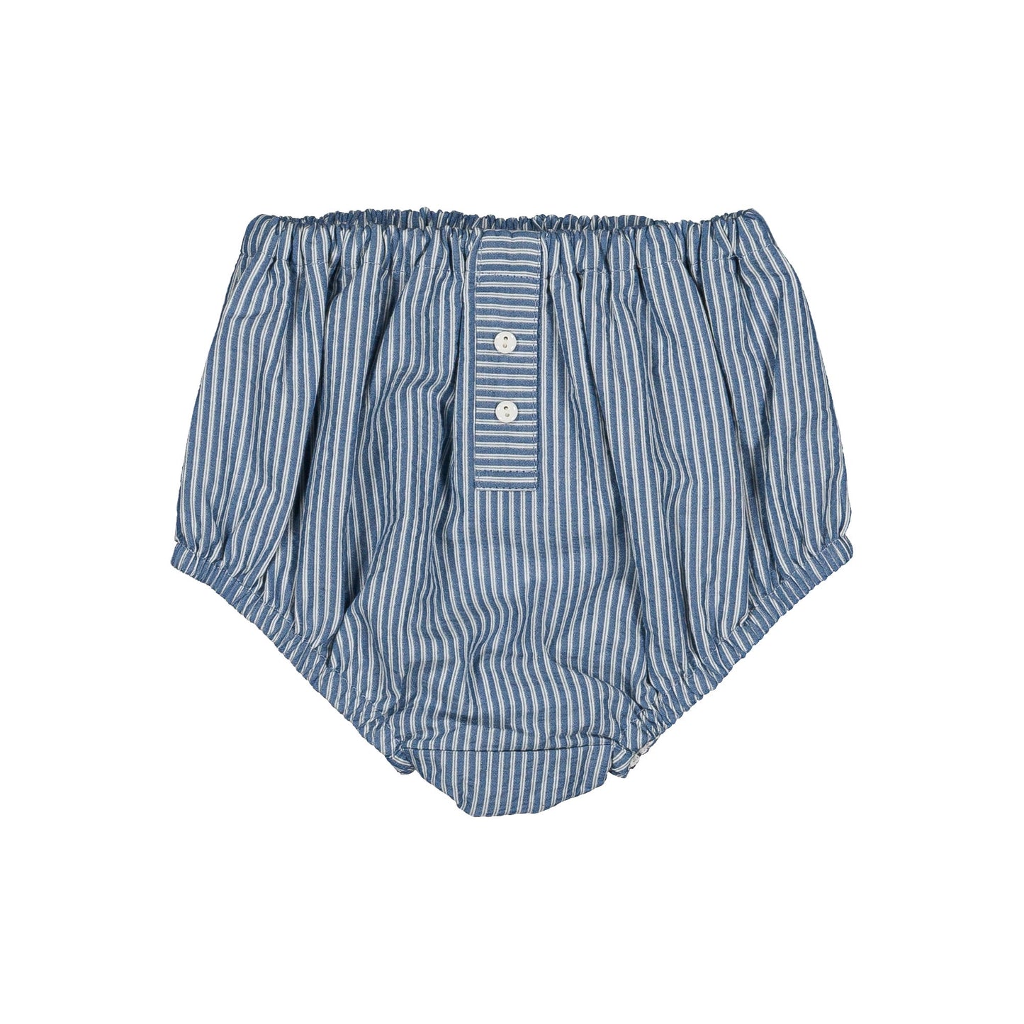 Bloomer CHAILLOT - seersucker fine stripes blue [Maison Marelle](25SS DROP2)