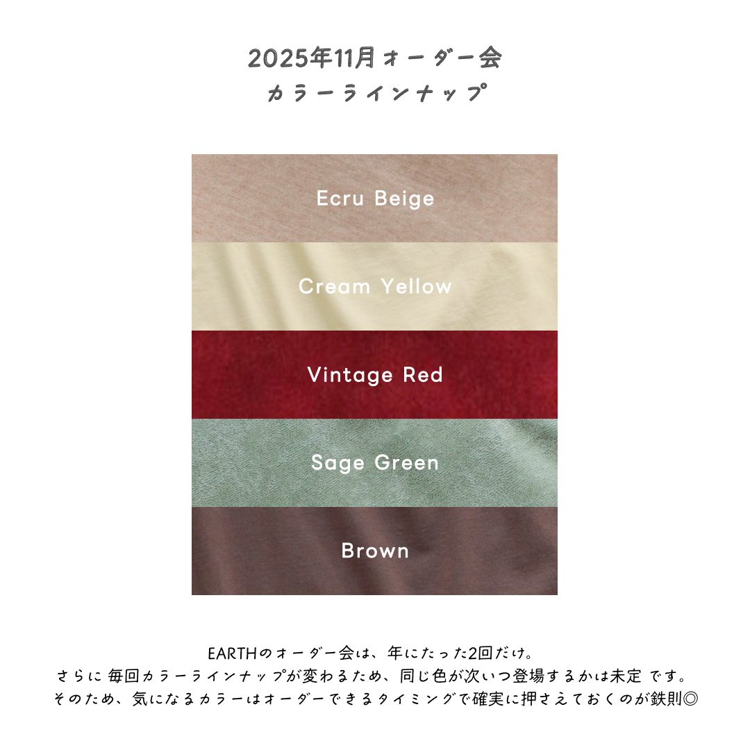 【26年11月オーダー会】 Over Sized T [EARTH THE ARCHIVE] (全5色) 【2026年3月上旬以降お届け予定】