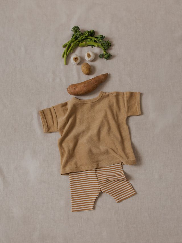 Wheat Terry Boxy T-Shirt [organic zoo] (26SS)