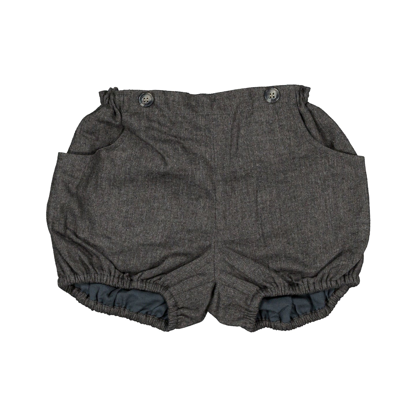 【オーダー会】 Bloomer straps TERNES - dark gray chevron [Maison Marelle](25AW Drop1) 【2025年12月中旬以降発送予定】