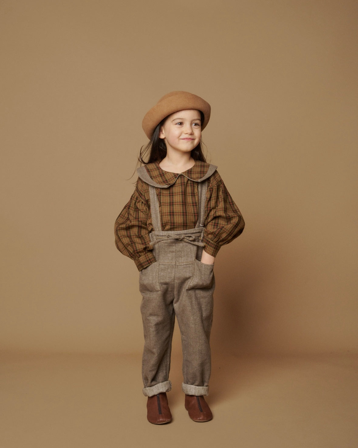 Carolina Top - Autumn Plaid [HELLO LUPO] (25AW)