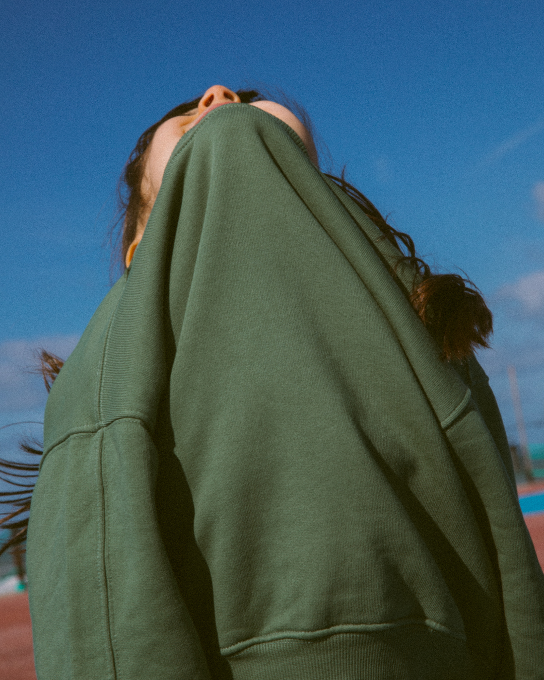 Organic French terry top - Brown [EARTH THE ARCHIVE] (26AW)