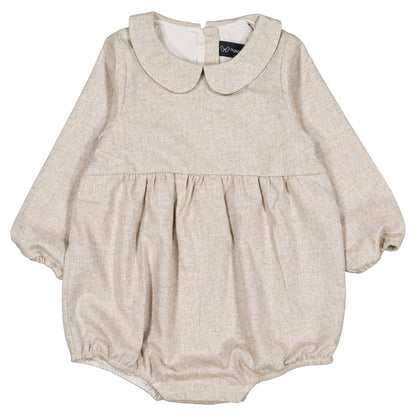 【オーダー会】 Romper BASILE - flannel beige [Maison Marelle](25AW Drop1) 【2025年12月中旬以降発送予定】
