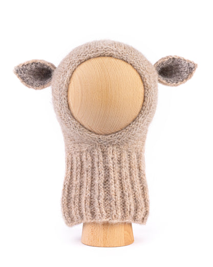 【オーダー会】 Fairy Balaclava Alpaca & Silk - Light Beige  [GANG OF KIDS / ギャングオブキッズ] 【2025年11月中旬頃発送予定】