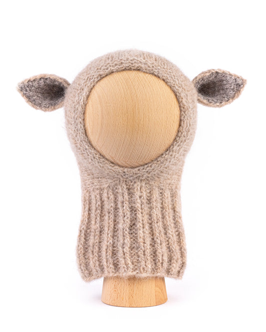 【オーダー会】 Fairy Balaclava Alpaca & Silk - Light Beige  [GANG OF KIDS / ギャングオブキッズ] 【2025年11月中旬頃発送予定】