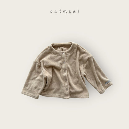 【予約商品】terry cardigan [Oatmeal] (26SS)【2026年3月中旬以降順次発送】