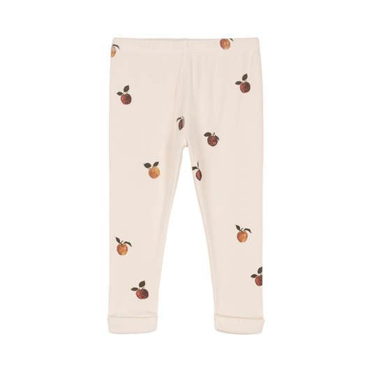 LEGGING ROM-POM - ECRU / APPLES