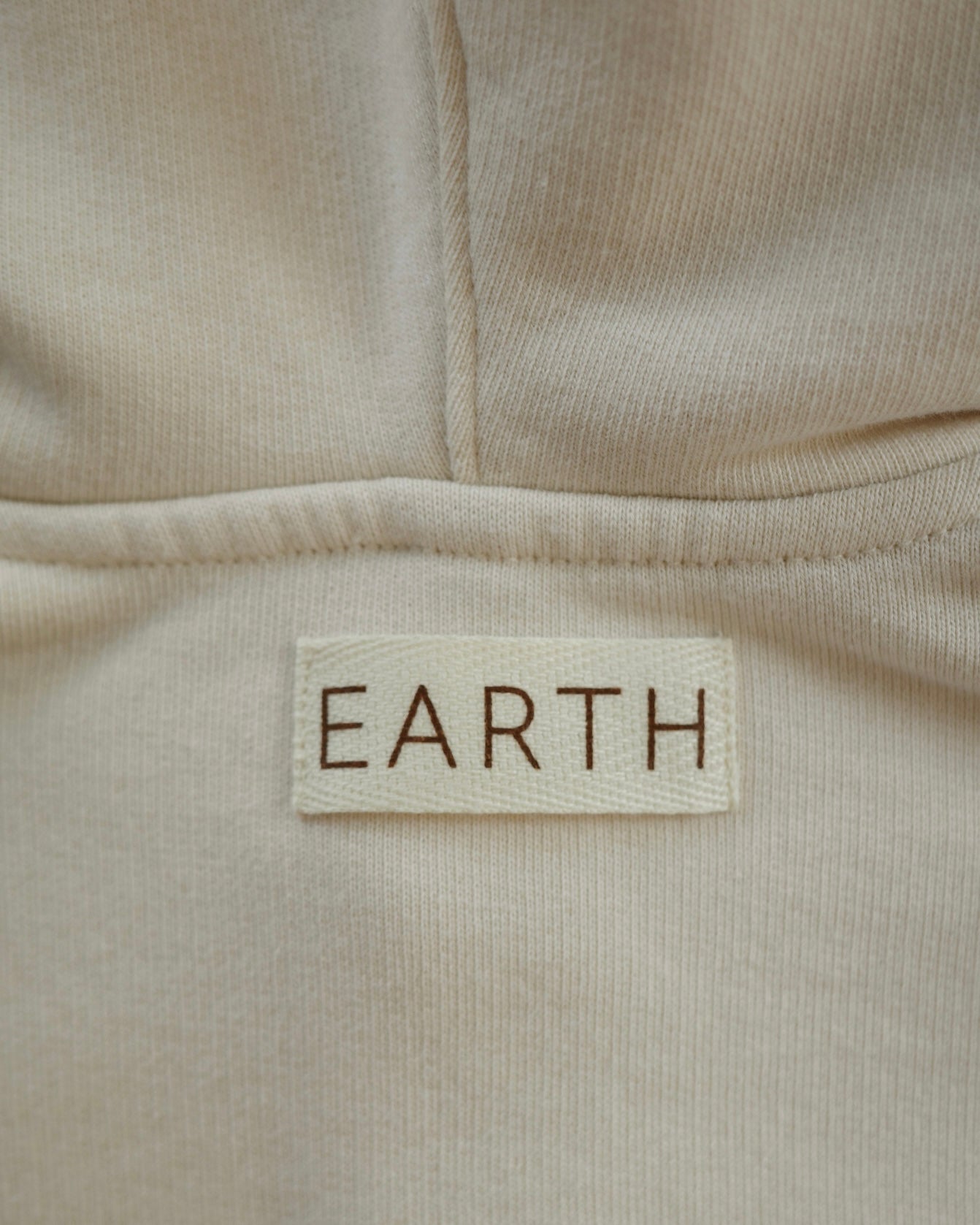 Organic French terry suit - Cream [EARTH THE ARCHIVE] (26AW)