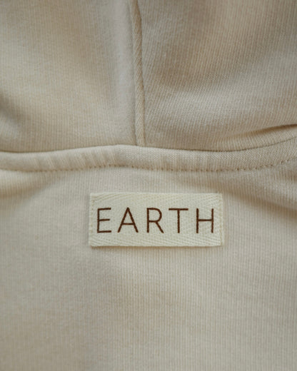 Organic French terry suit - Cream [EARTH THE ARCHIVE] (26AW)