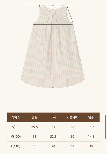 Peach Bloom Dress  [Doucement] (25SS)