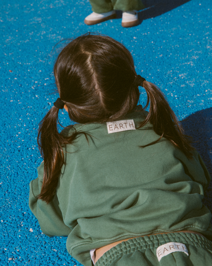 Organic French terry top - Brown [EARTH THE ARCHIVE] (26AW)