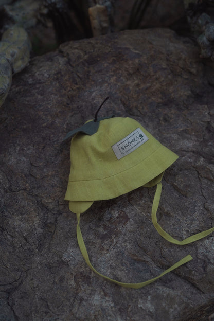 【オーダー会】'LEMON' LINEN FRUITS HAT [SHOMKA] 【2026年4月中旬以降順次発送】