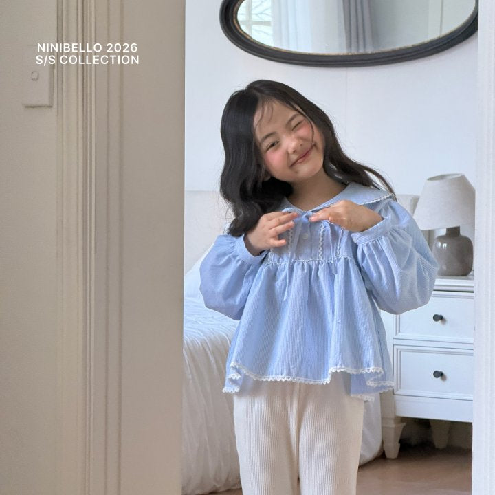 【予約販売】Little Princess Blouse [NINIBELLO] (26SS)【2026年2月下旬以降順次発送】