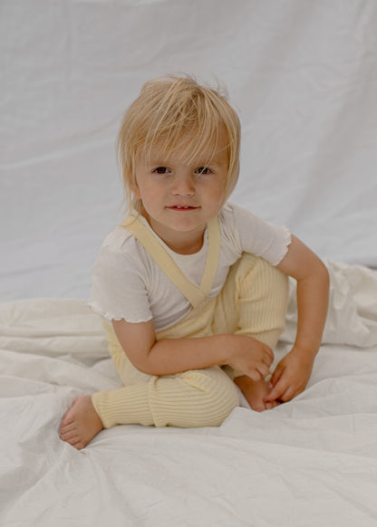 Hippy Footless Tights With Braces - Lemon Icing [SILLY Silas (Heavenly Collection)]
