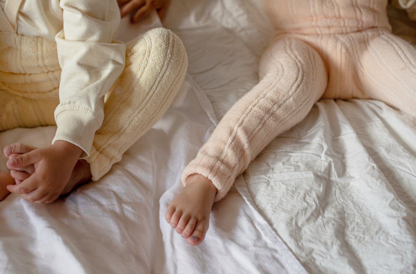 Granny Teddy Footless Tights With Braces - Lemon Icing [SILLY Silas (Heavenly Collection)]