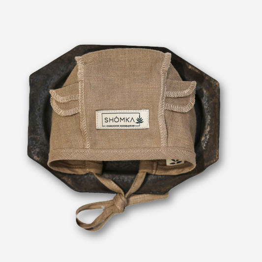 Bear Newborn Bonnet - Cappuccino [SHOMKA]