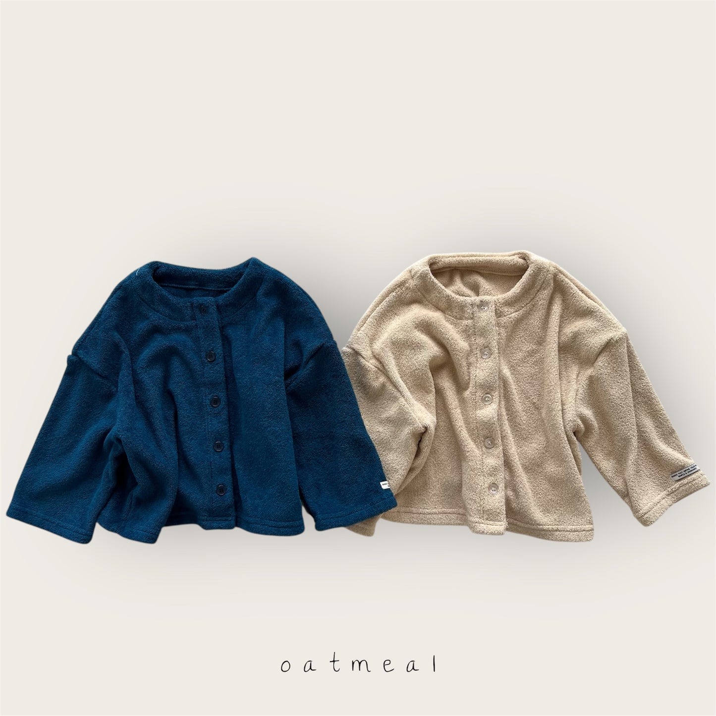 【予約商品】terry cardigan [Oatmeal] (26SS)【2026年3月中旬以降順次発送】