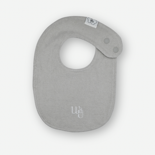 Cloud Terry Bibs - Light Gray [wouldU]