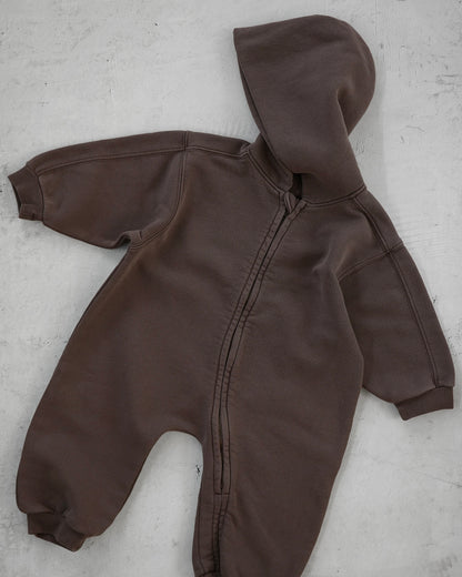 Organic French terry suit - Brown [EARTH THE ARCHIVE] (26AW)