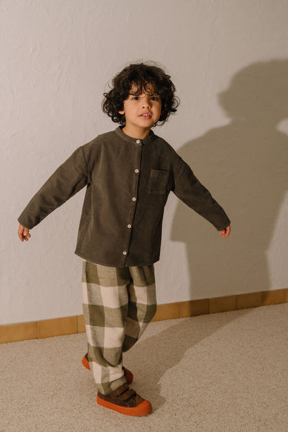 【予約販売】 JIM SHIRT - DARK TAUPE [STUDIO BOHEME] (25AW) 【2025年9月中旬以降入荷予定】