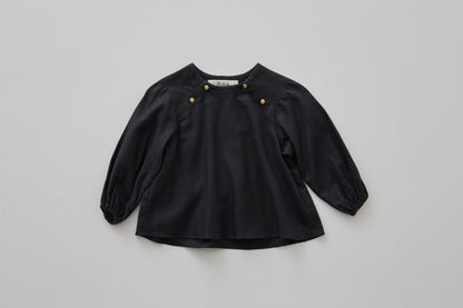 Baby Blouse - Black [eLfinFolk / エルフィンフォルク] (25AW•Drop1)