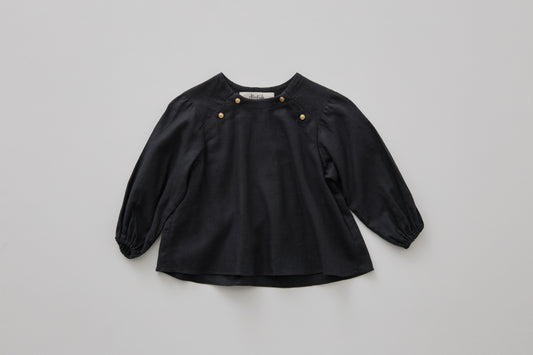 Baby Blouse - Black [eLfinFolk / エルフィンフォルク] (25AW•Drop1)