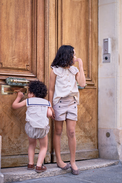 Short SEVRES - sand [Maison Marelle] (26SS)