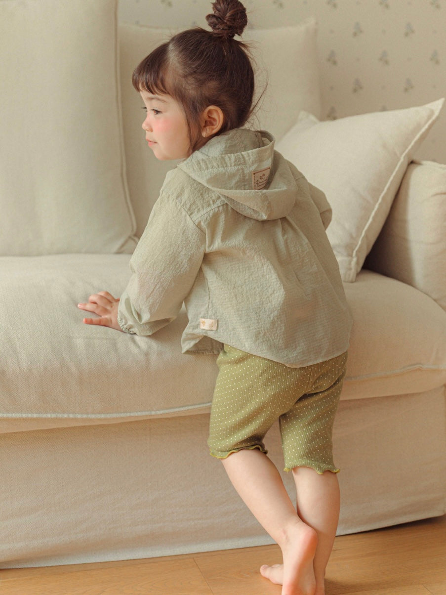 Sheer Wind Hood Shirt - Khaki [Doucement] (26SS)