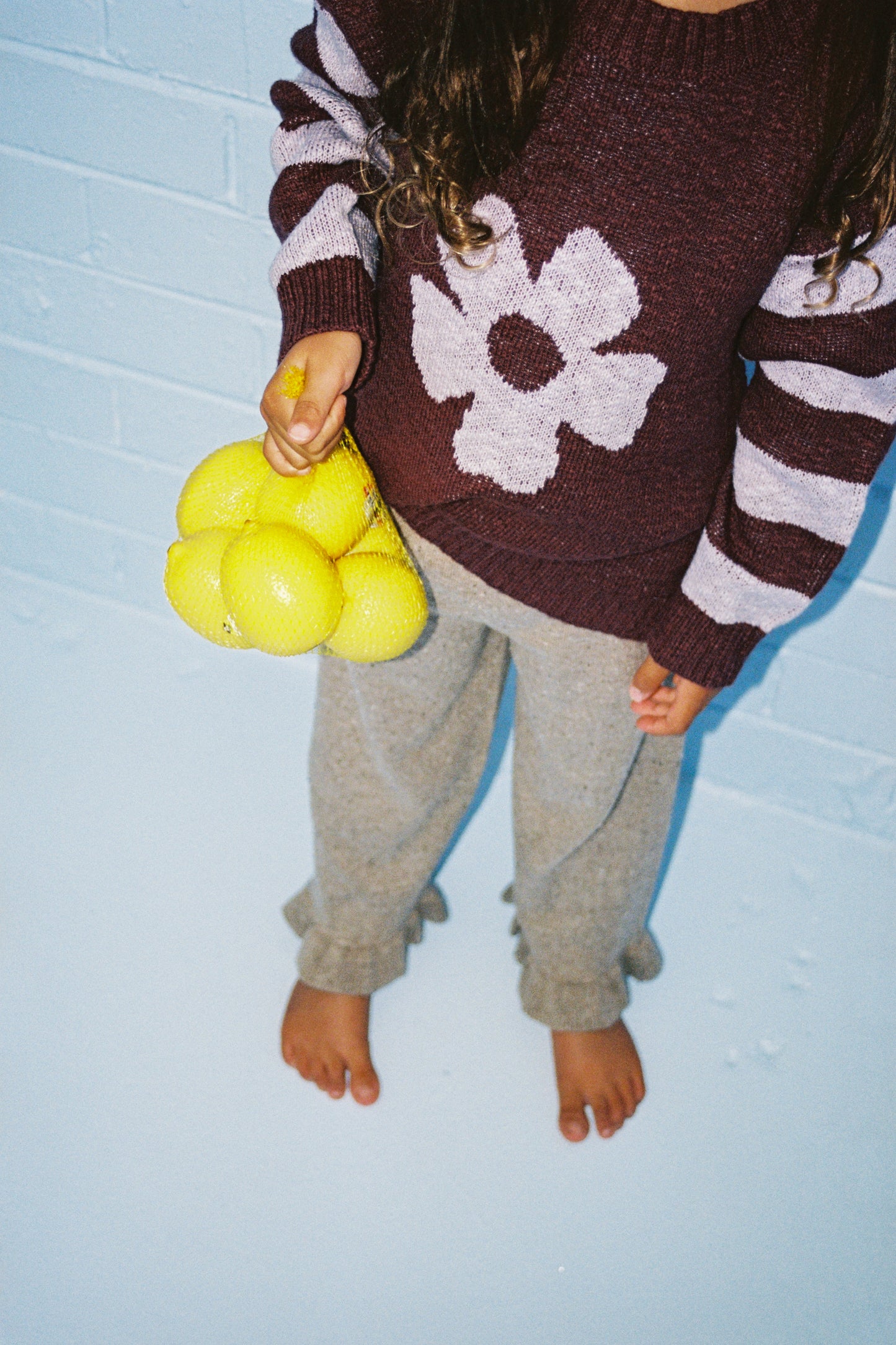 Bloom Knit Pull Over - Plum [GROWN] (26AW) drop2