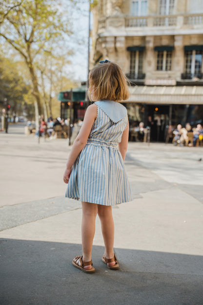 Shirt TRUDAINE - blue stripes [Maison Marelle] (26SS)