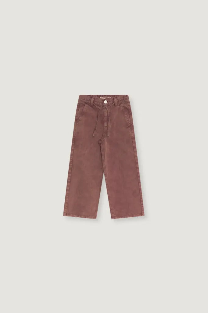 TNS Denim Wide Leg Pant - Winetasting [the new society](26AW)drop1