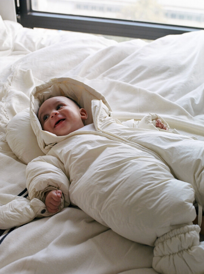 Padded jumpsuit - Cream [EARTH THE ARCHIVE] (26AW)