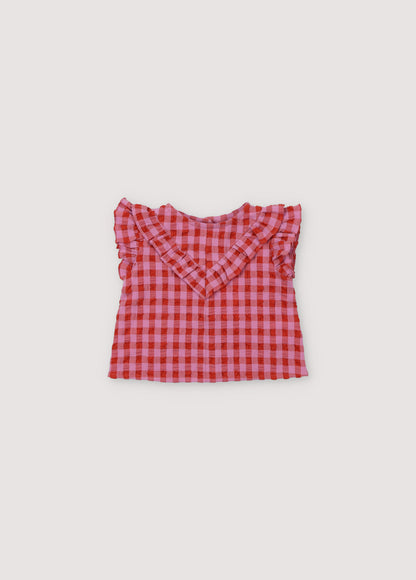 Iris Baby Blouse - Hibiscus [The new society] (25SS)