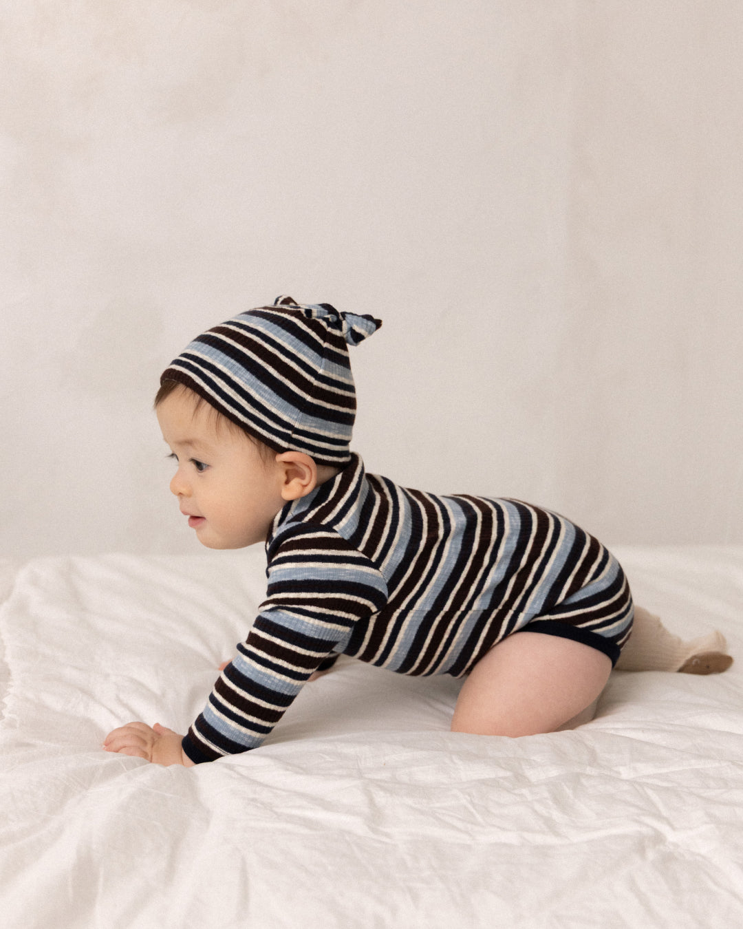 Forest ST Baby Suit Set - Midnight Blue  [Doucement] (25AW)【2025年10月下旬以降お届け予定】