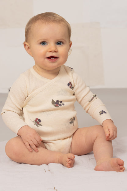 【予約販売】 HOHO BODYSUIT - ECRU / BLACKBERRIES [STUDIO BOHEME] (25AW) 【2025年9月中旬以降入荷予定】