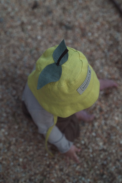 【オーダー会】'LEMON' LINEN FRUITS HAT [SHOMKA] 【2026年4月中旬以降順次発送】