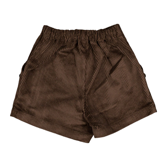 Short SUFFREN - velvet brown [Maison Marelle](25AW Drop1)