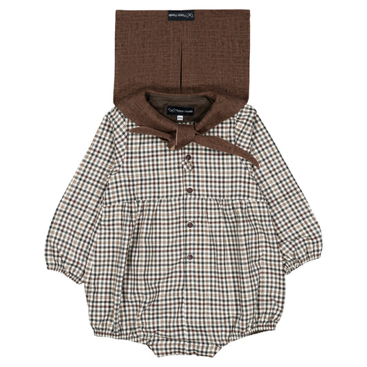 【オーダー会】 Romper CAMBON - brown collar [Maison Marelle](25AW Drop1) 【2025年12月中旬以降発送予定】