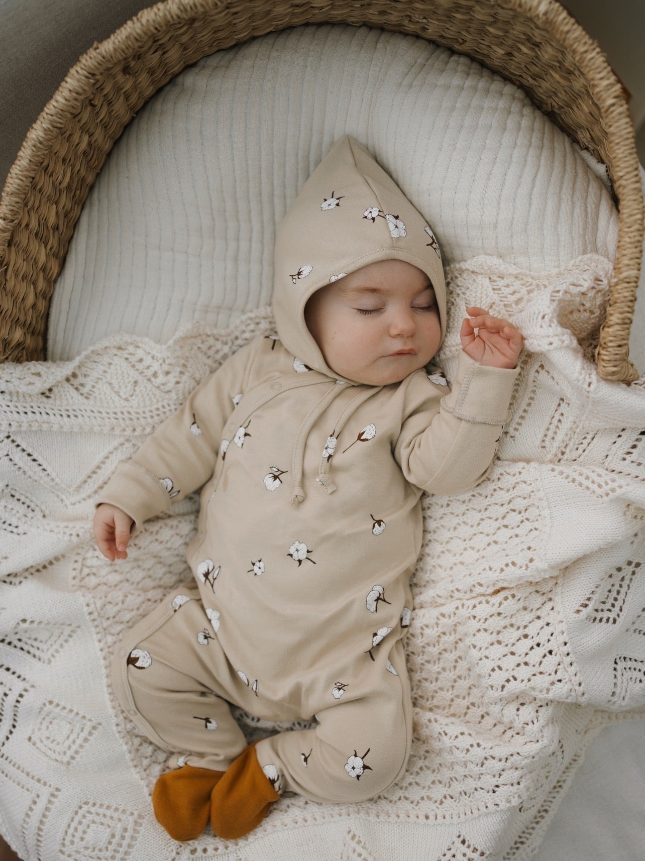 COTTONFIELD SUIT WITH CONTRAST FEET [organic zoo]