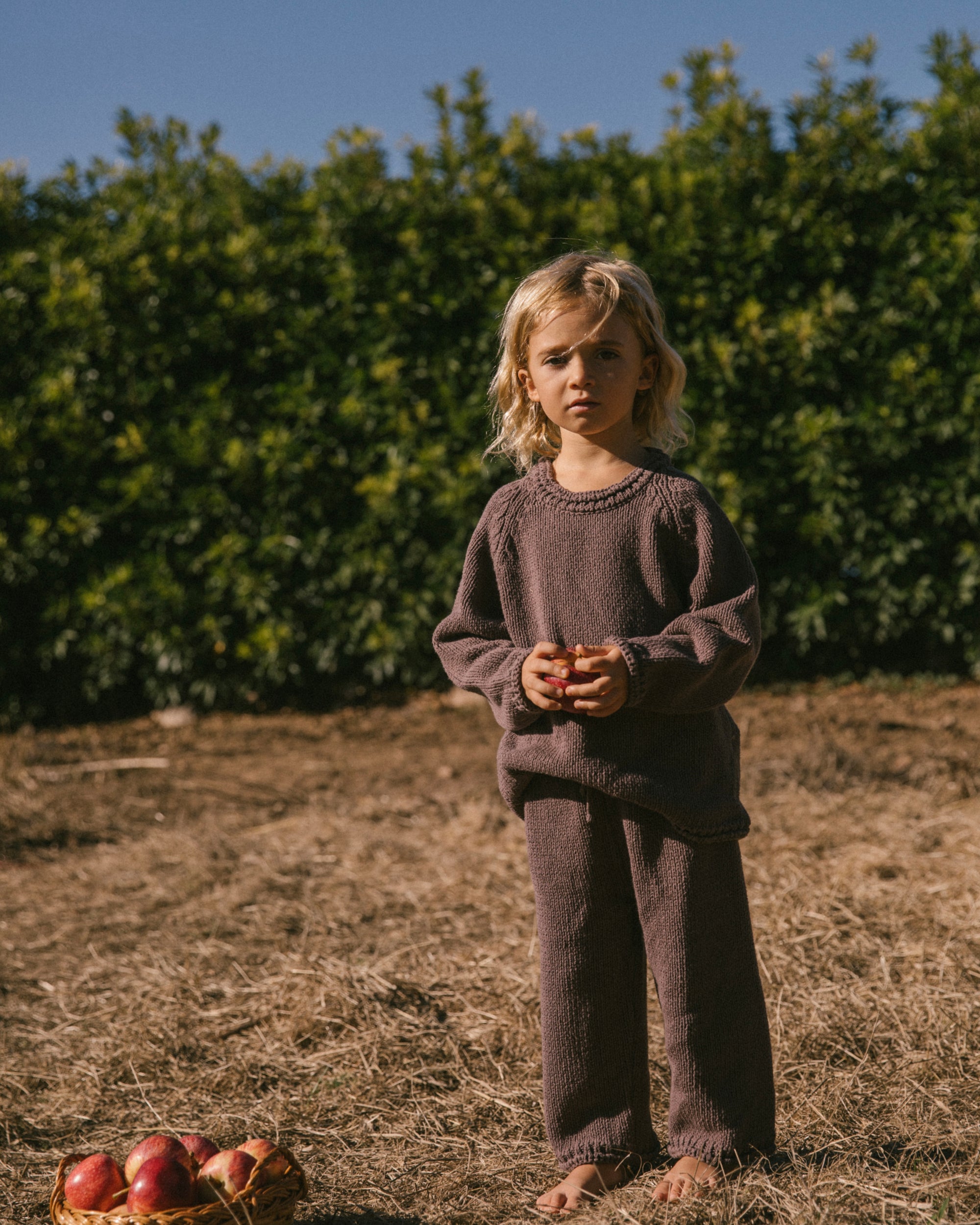 Knit top - Light Olive [EARTH THE ARCHIVE] (26AW)