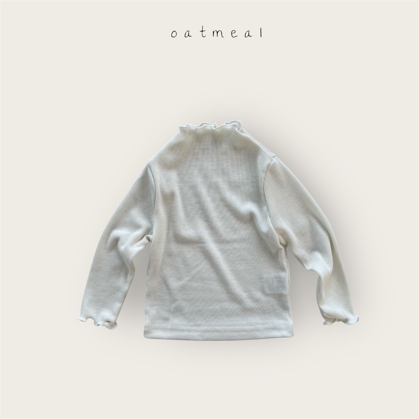 【予約商品】bebe-radia polar tee [Oatmeal] (26SS)【2026年3月中旬以降順次発送】