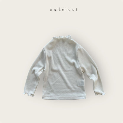 【予約商品】bebe-radia polar tee [Oatmeal] (26SS)【2026年3月中旬以降順次発送】