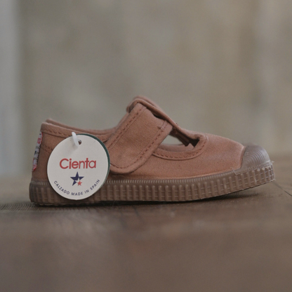 T-Strap Shoes - Marron (Dyed) Brown-sole [cienta]