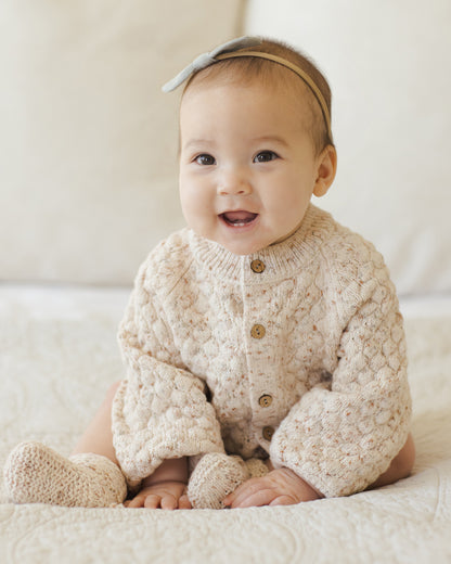 KNIT BLOOMER - NATURAL CONFETTI [QUINCY MAE] (25AW) Drop1