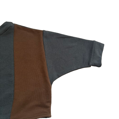 Adam Top - Tan / Bottle Green [HELLO LUPO] (25AW)