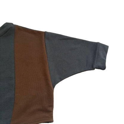 Adam Top - Tan / Bottle Green [HELLO LUPO] (25AW)