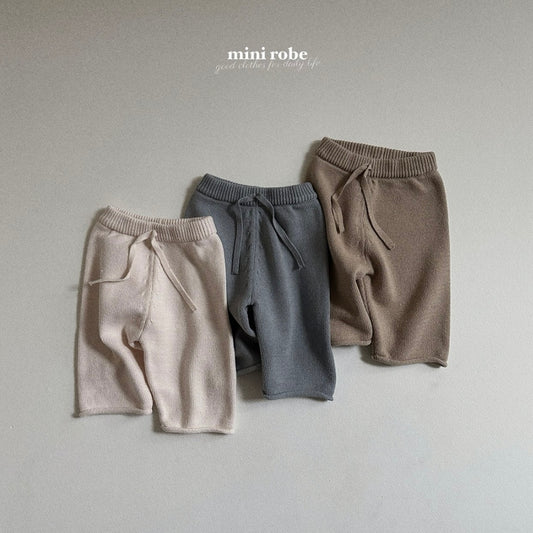 [minirobe] doldol knit pants - SS24