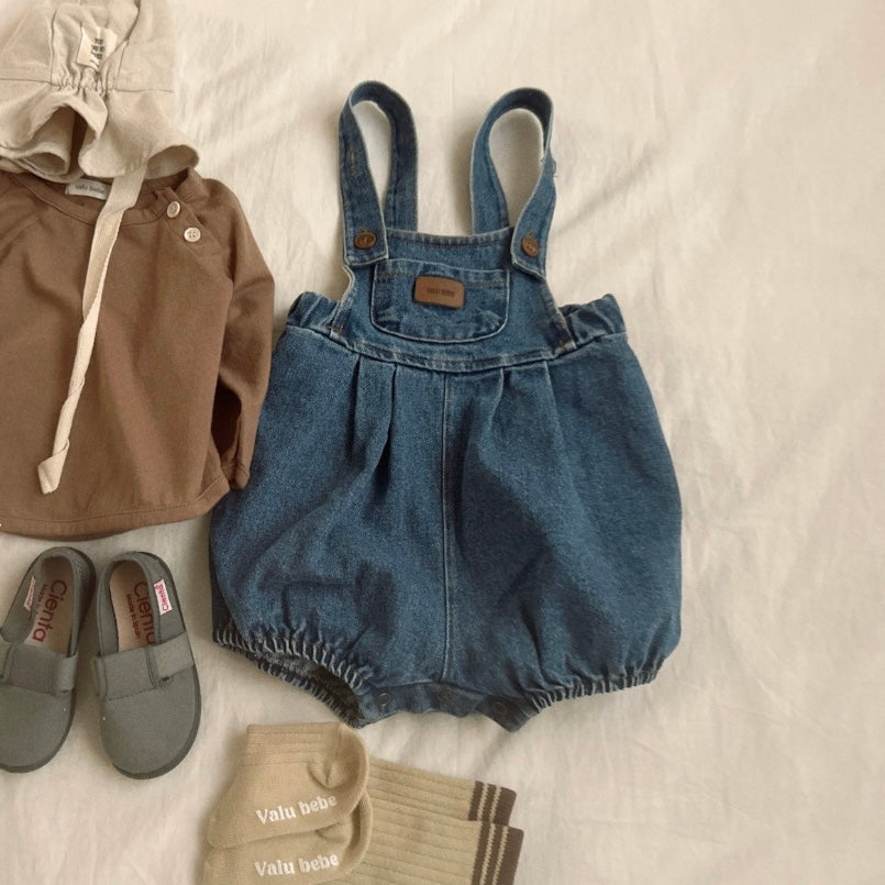 pumpkin denim suit