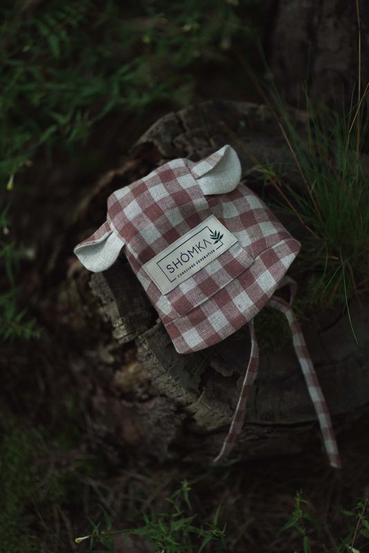 【オーダー会】'BEAR' LINEN BONNET [SHOMKA] 【2026年4月中旬以降順次発送】